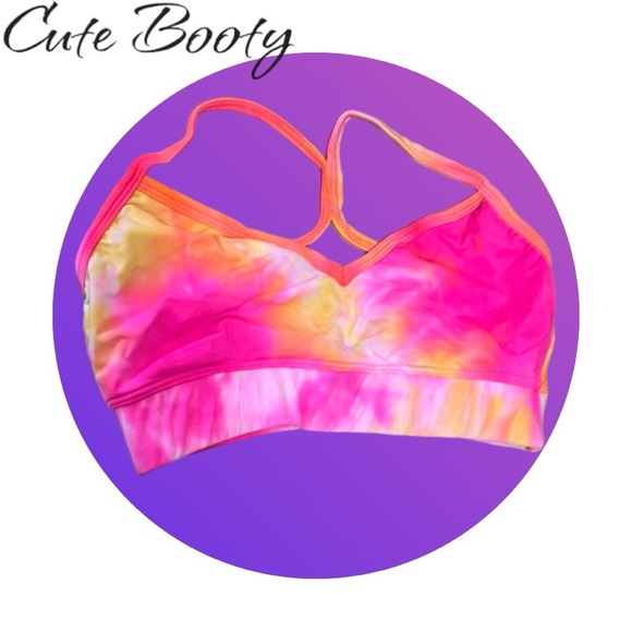 Cute Booty Lounge Other - Cute Booty Workout lounge Sports Bra - Miami Sunset